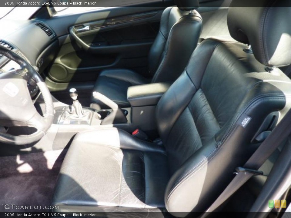 Black Interior Photo for the 2006 Honda Accord EX-L V6 Coupe #45149777