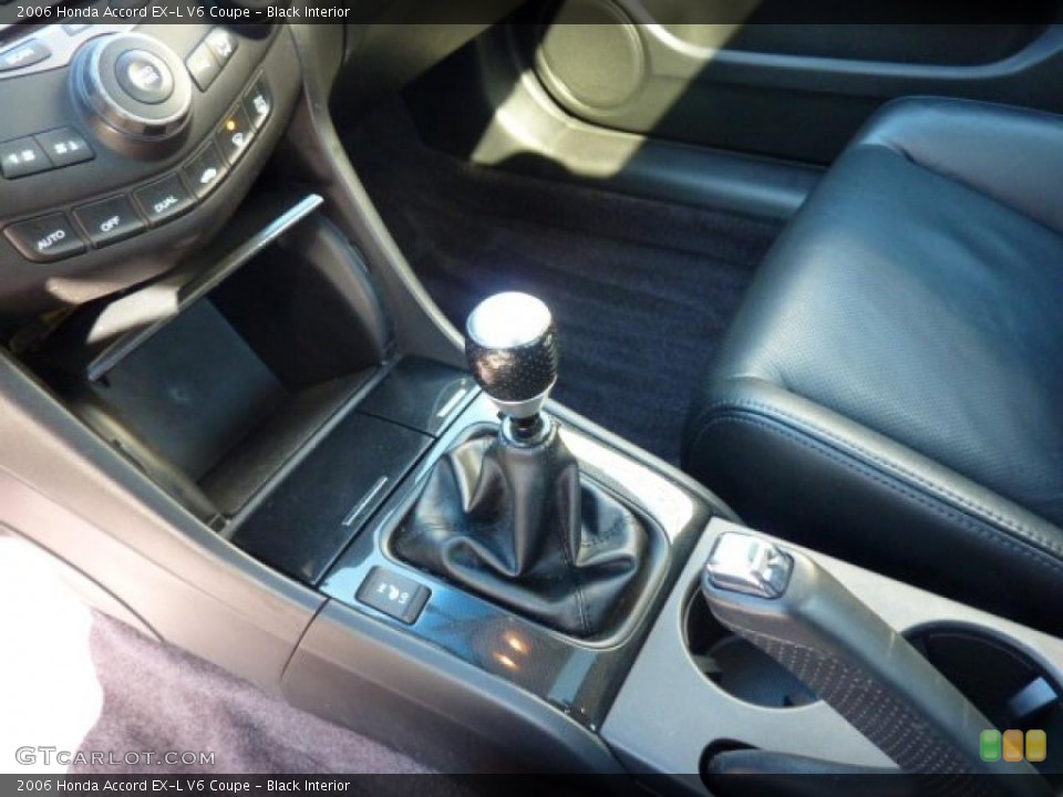 Black Interior Transmission for the 2006 Honda Accord EX-L V6 Coupe #45149979