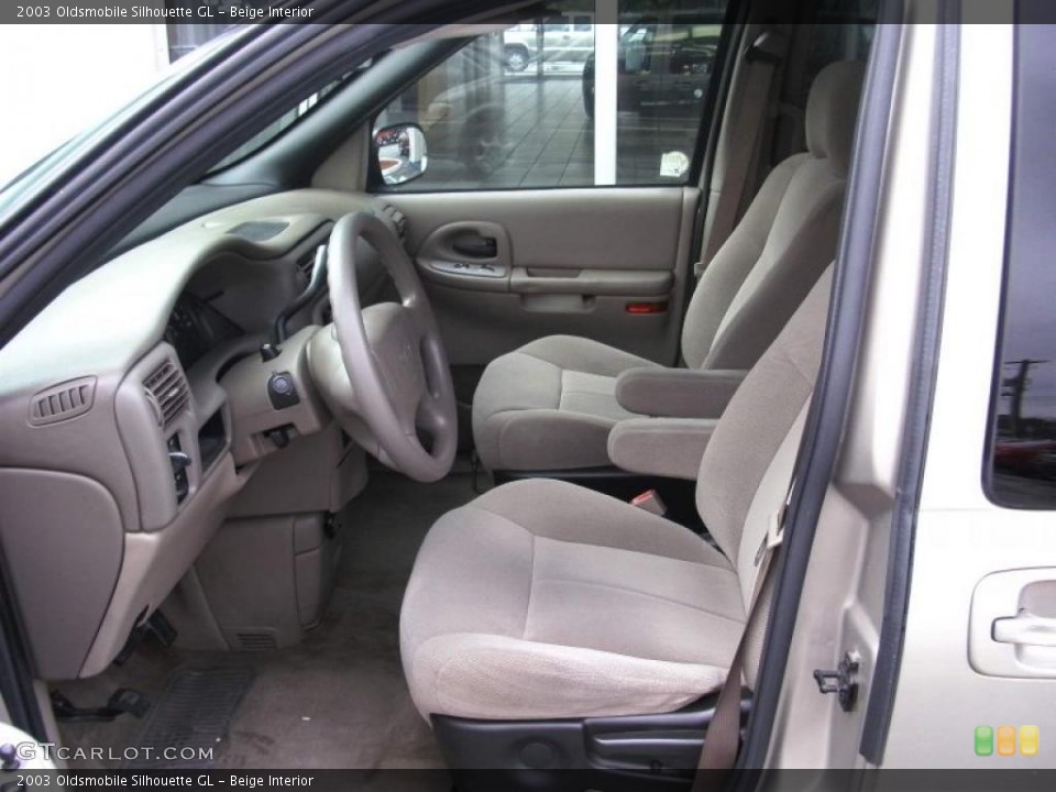 Beige Interior Photo for the 2003 Oldsmobile Silhouette GL #45150791