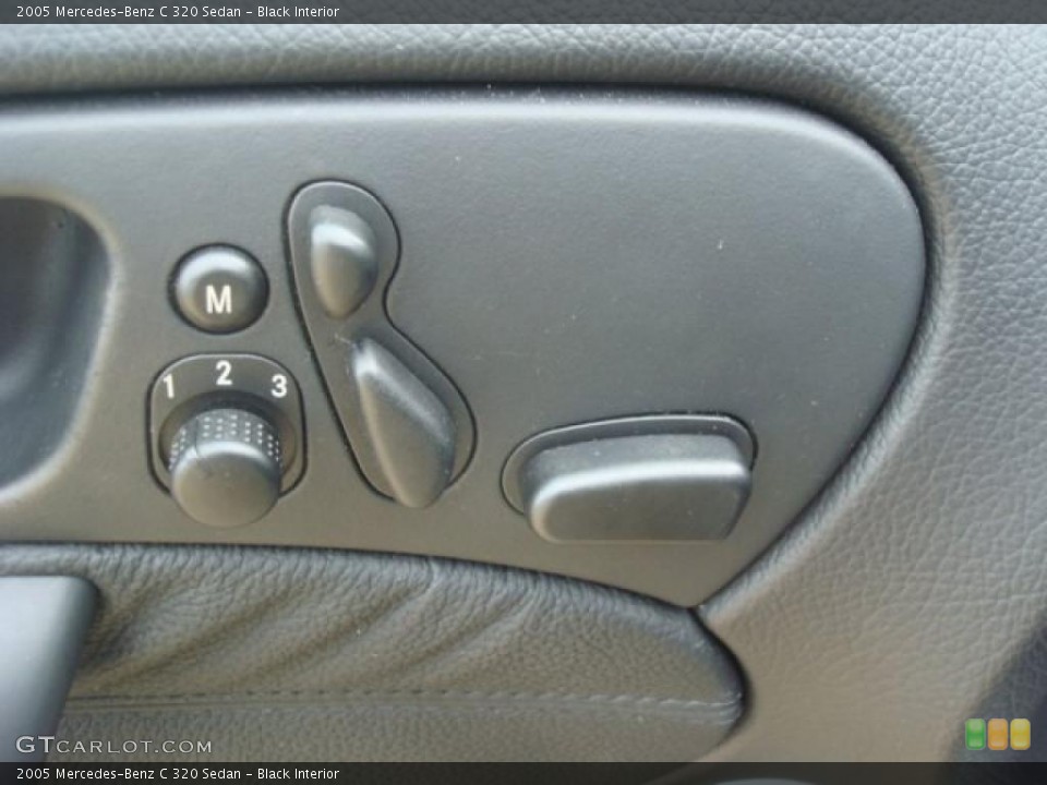 Black Interior Controls for the 2005 Mercedes-Benz C 320 Sedan #45152343