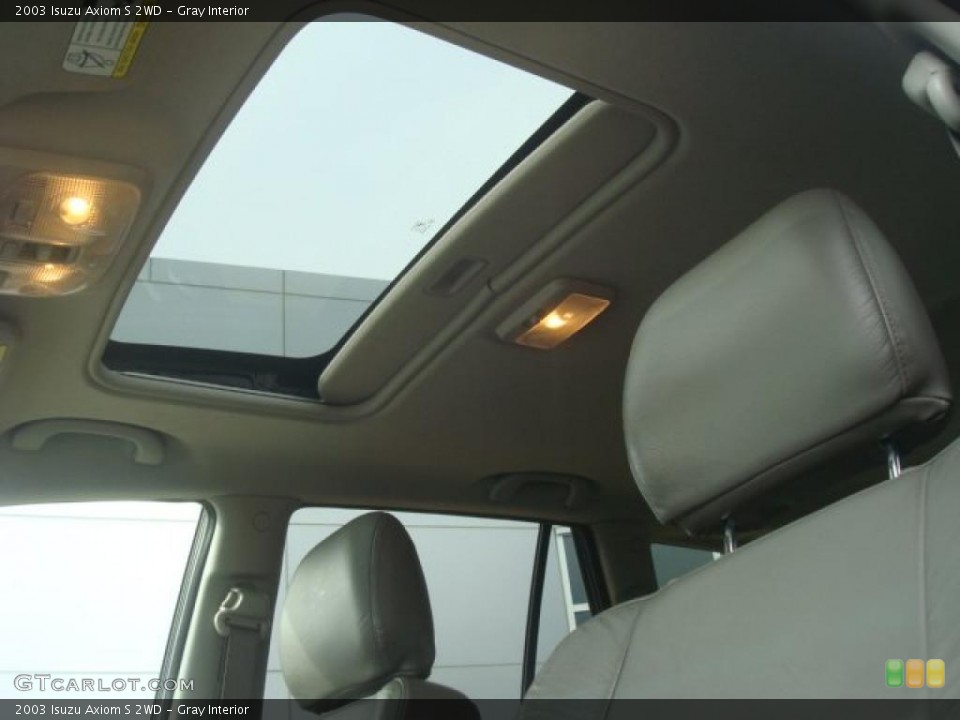 Gray Interior Sunroof for the 2003 Isuzu Axiom S 2WD #45155190