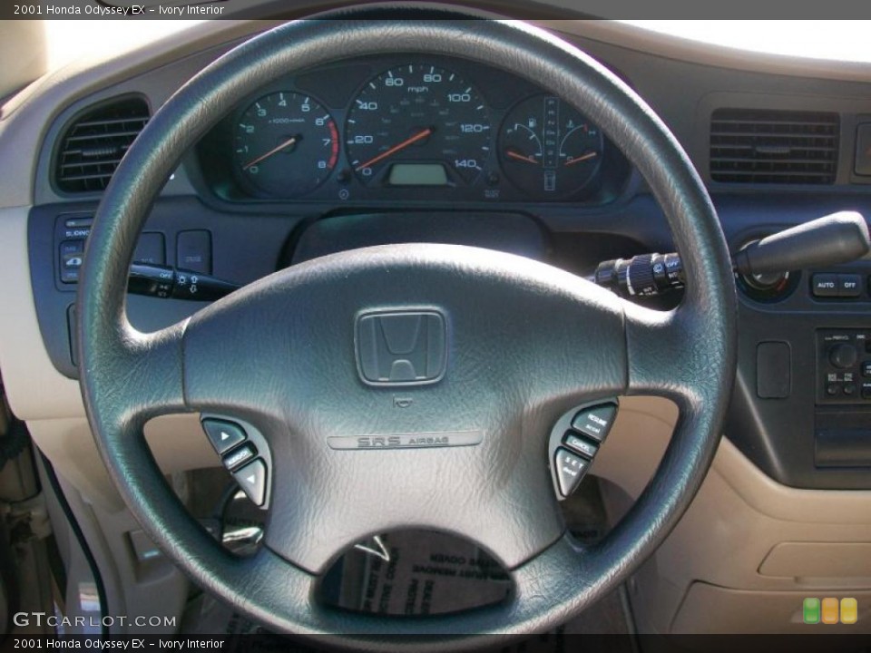 Ivory Interior Steering Wheel for the 2001 Honda Odyssey EX #45156200