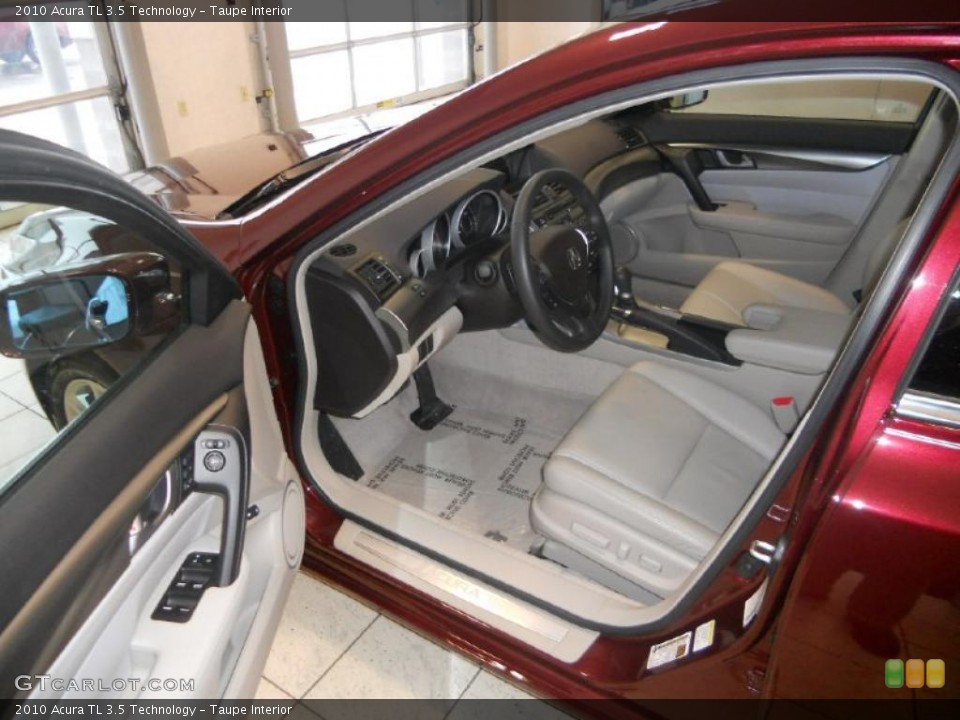 Taupe Interior Photo for the 2010 Acura TL 3.5 Technology #45156828