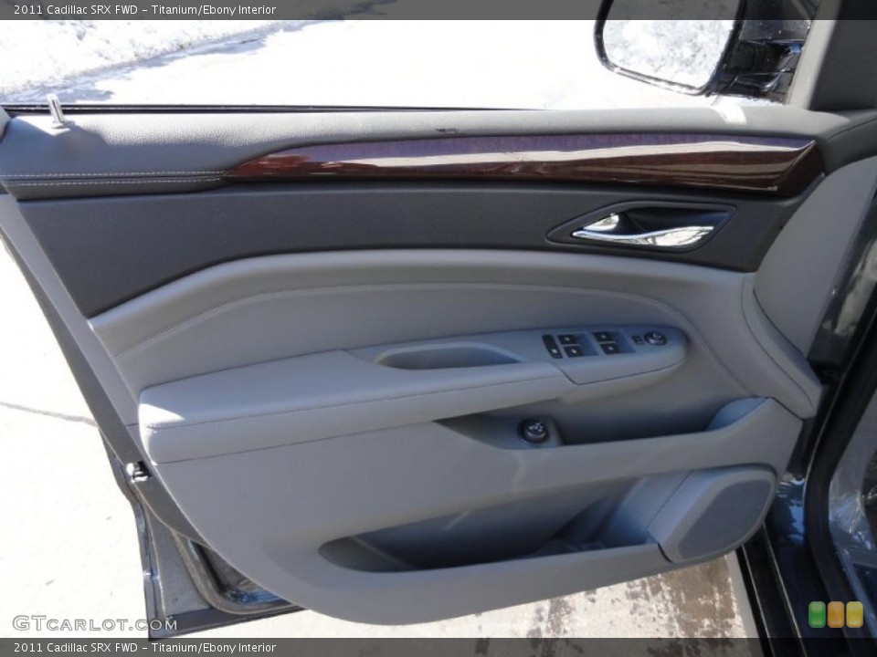 Titanium/Ebony Interior Door Panel for the 2011 Cadillac SRX FWD #45157336