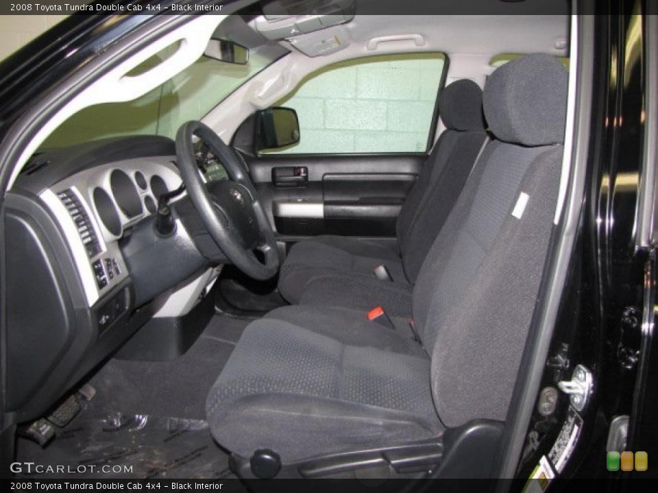 Black Interior Photo for the 2008 Toyota Tundra Double Cab 4x4 #45157518