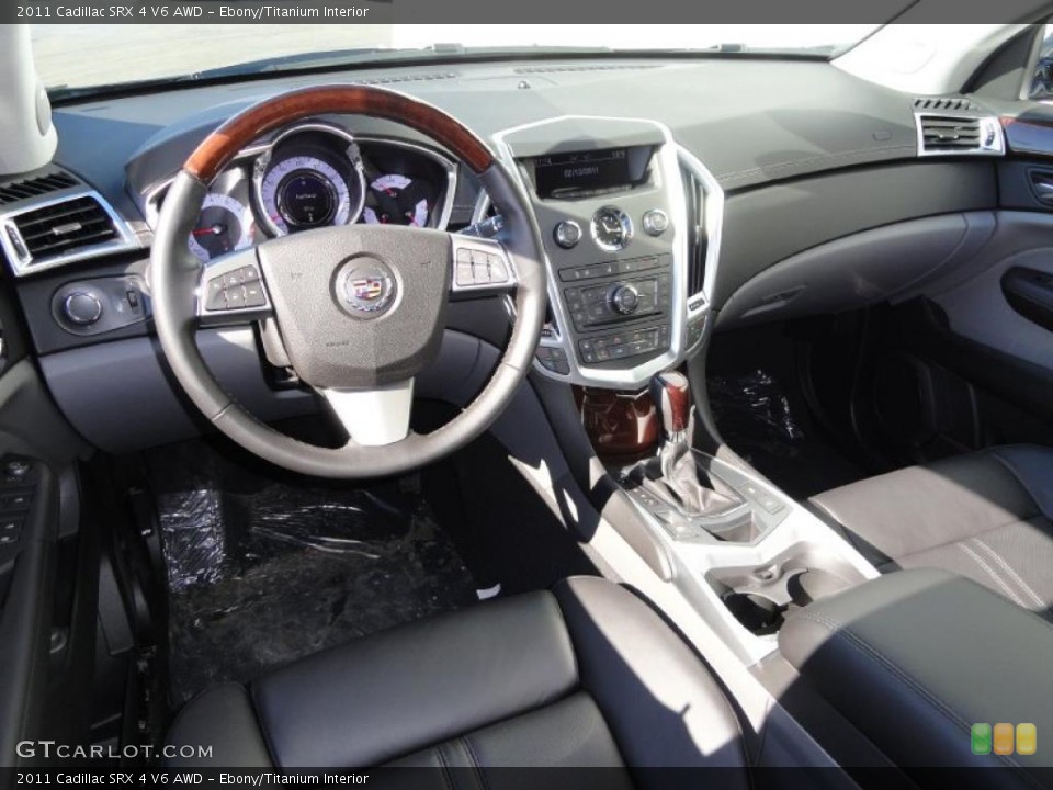 Ebony/Titanium Interior Prime Interior for the 2011 Cadillac SRX 4 V6 AWD #45157590