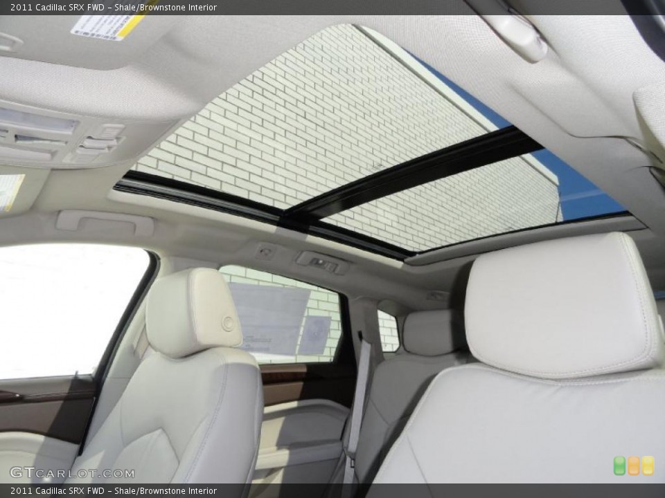 Shale/Brownstone Interior Sunroof for the 2011 Cadillac SRX FWD #45157974
