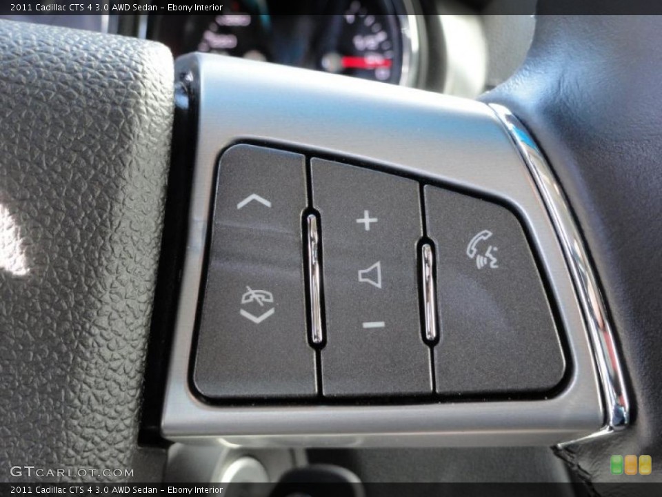 Ebony Interior Controls for the 2011 Cadillac CTS 4 3.0 AWD Sedan #45158676