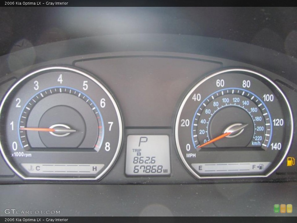 Gray Interior Gauges for the 2006 Kia Optima LX #45159236
