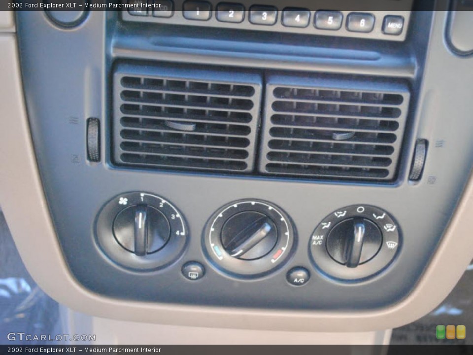 Medium Parchment Interior Controls for the 2002 Ford Explorer XLT #45161244