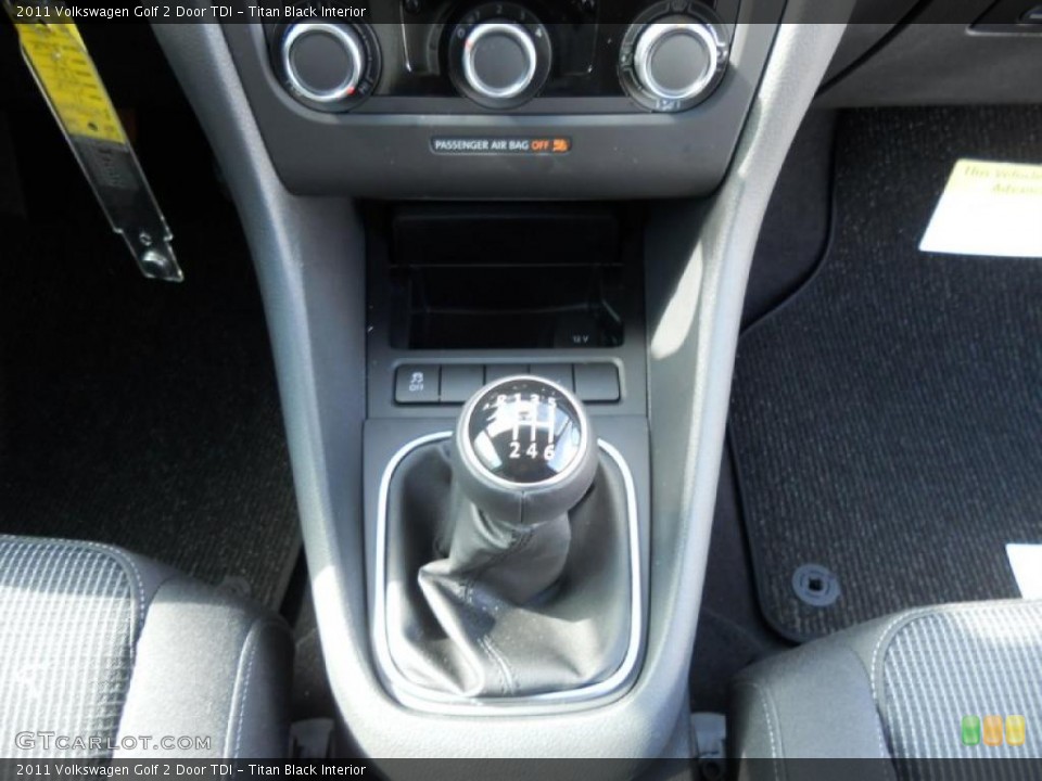 Titan Black Interior Transmission for the 2011 Volkswagen Golf 2 Door TDI #45163889