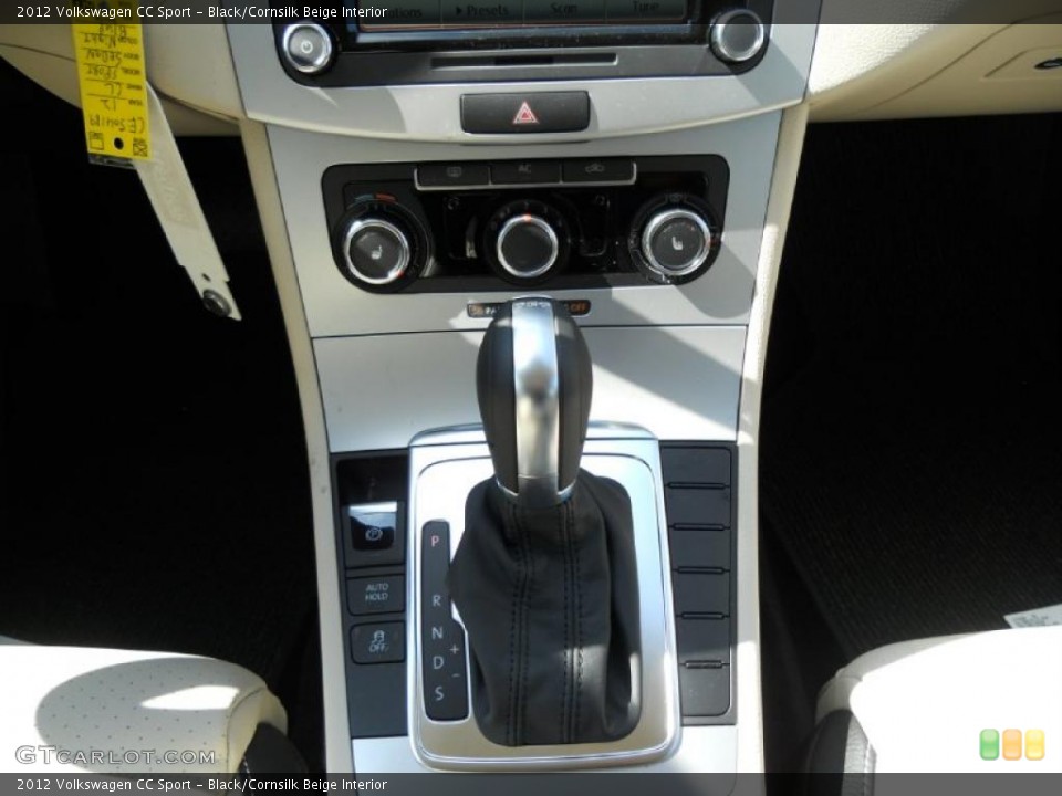 Black/Cornsilk Beige Interior Transmission for the 2012 Volkswagen CC Sport #45164457