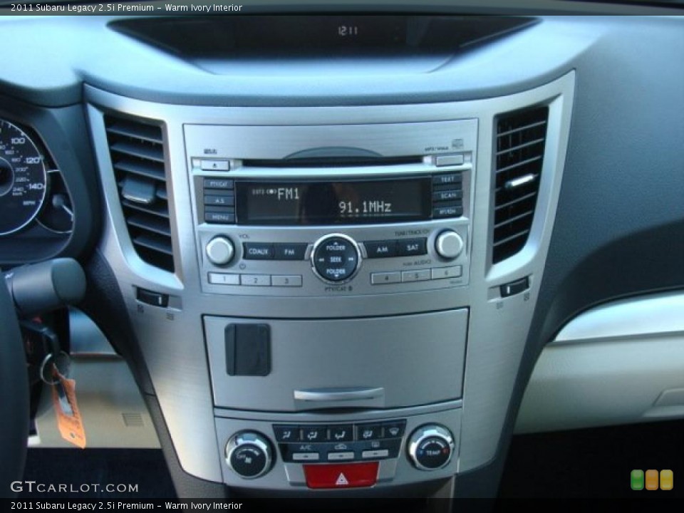 Warm Ivory Interior Controls for the 2011 Subaru Legacy 2.5i Premium #45169839