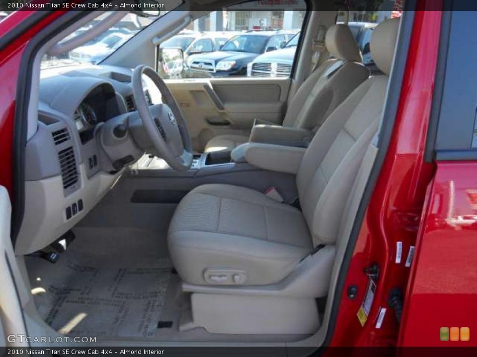 Almond Interior Photo for the 2010 Nissan Titan SE Crew Cab 4x4 #45170387