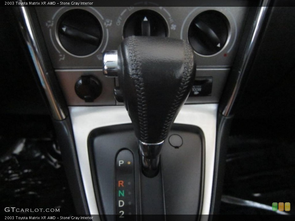 Stone Gray Interior Transmission for the 2003 Toyota Matrix XR AWD #45173920