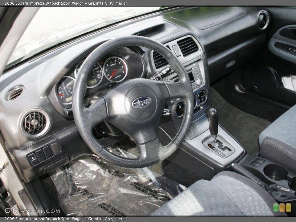 Graphite Gray Interior Photo for the 2006 Subaru Impreza Outback Sport Wagon #45176088