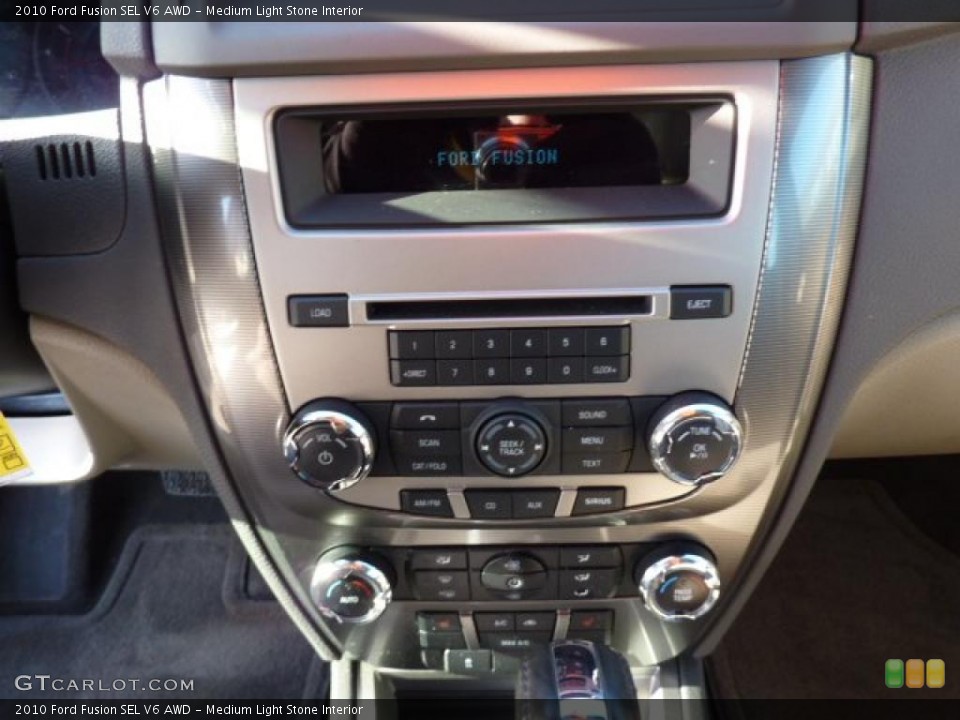 Medium Light Stone Interior Controls for the 2010 Ford Fusion SEL V6 AWD #45179380