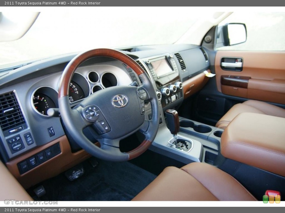Red Rock Interior Photo for the 2011 Toyota Sequoia Platinum 4WD #45180797