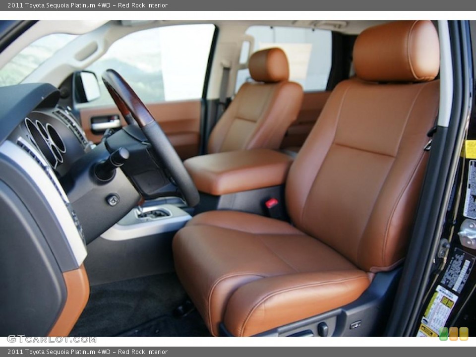 Red Rock Interior Photo for the 2011 Toyota Sequoia Platinum 4WD #45180813