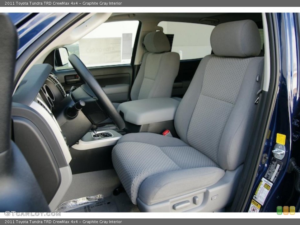Graphite Gray Interior Photo for the 2011 Toyota Tundra TRD CrewMax 4x4 #45181305