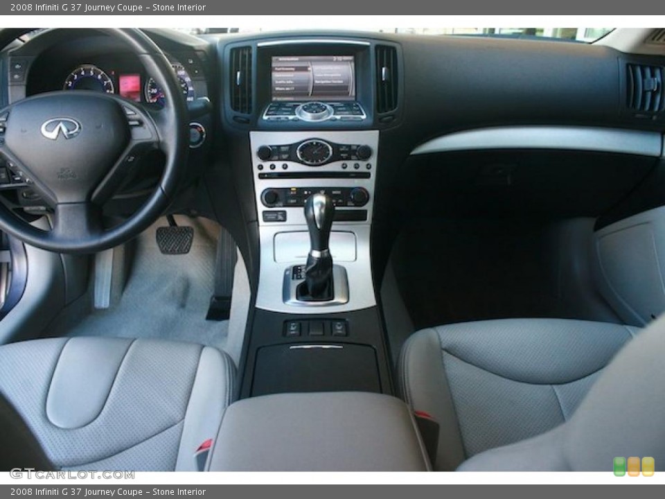 Stone Interior Dashboard for the 2008 Infiniti G 37 Journey Coupe #45182697