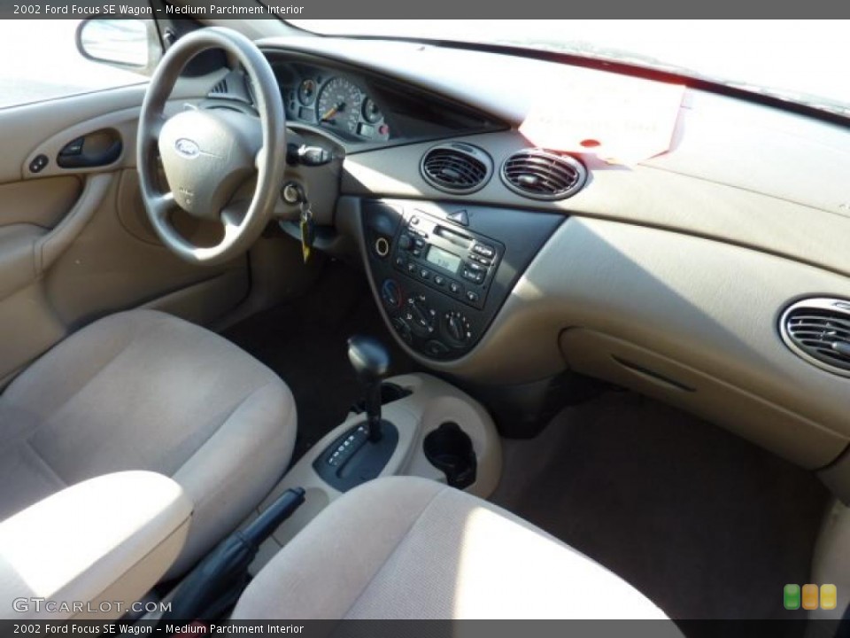 Medium Parchment Interior Dashboard for the 2002 Ford Focus SE Wagon #45184357