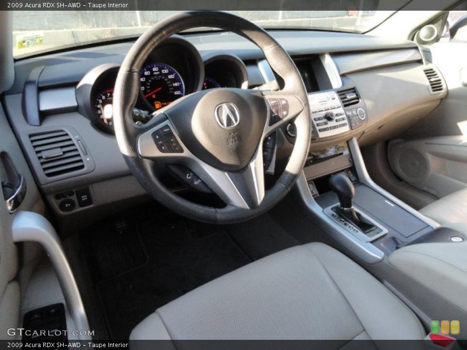 Taupe Interior Prime Interior for the 2009 Acura RDX SH-AWD #45185093