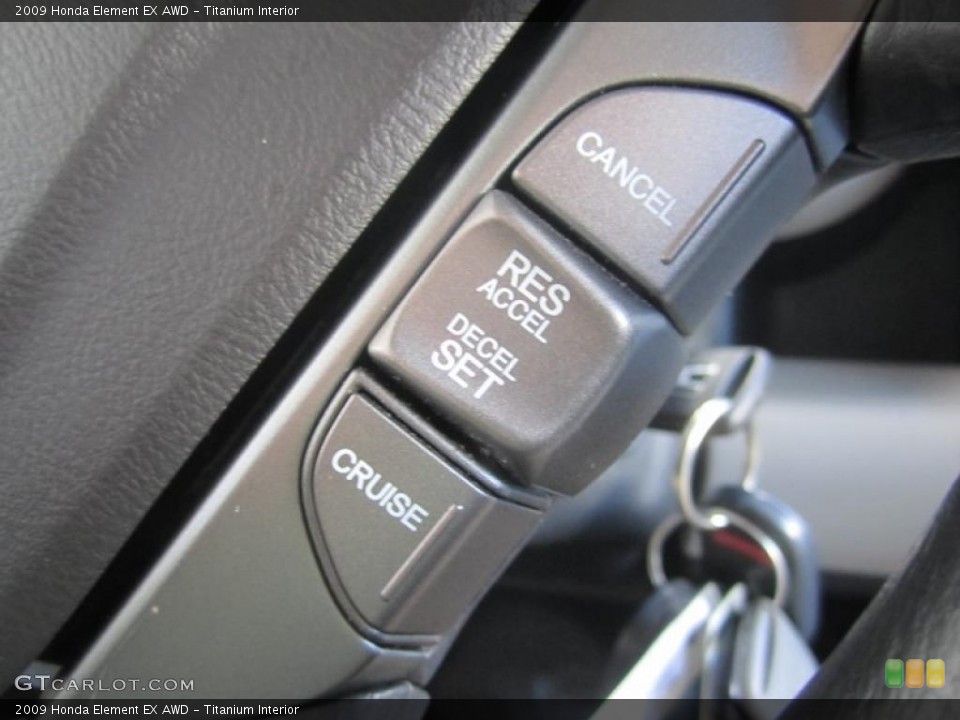 Titanium Interior Controls for the 2009 Honda Element EX AWD #45185169