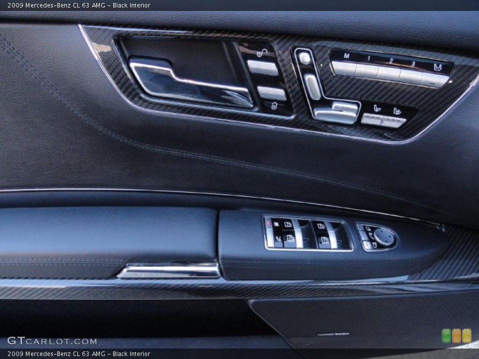 Black Interior Controls for the 2009 Mercedes-Benz CL 63 AMG #45185349