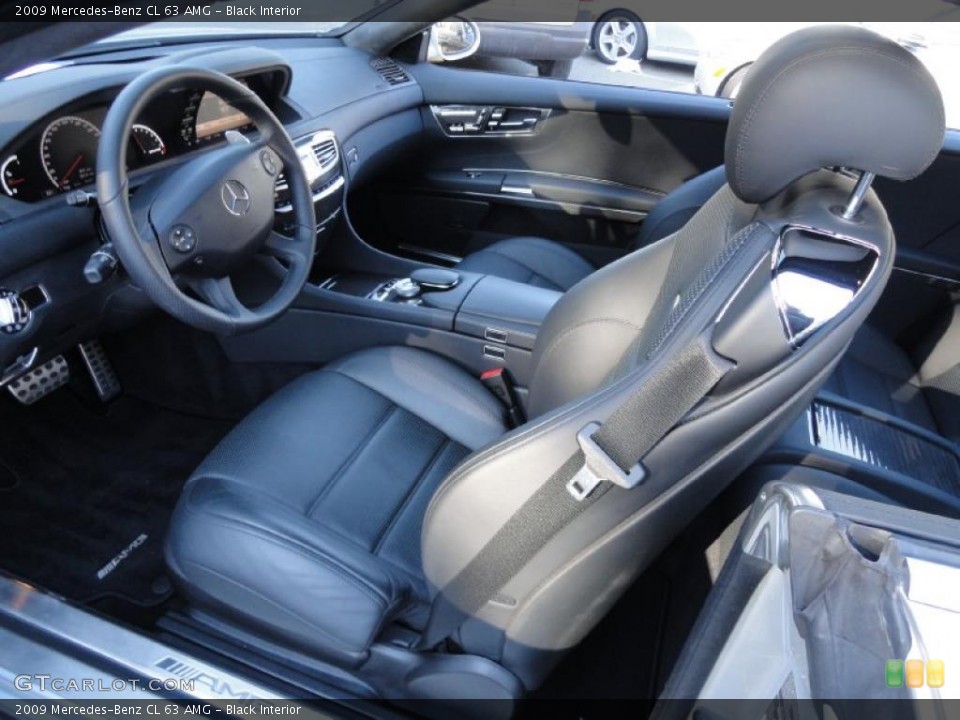 Black Interior Photo for the 2009 Mercedes-Benz CL 63 AMG #45185381