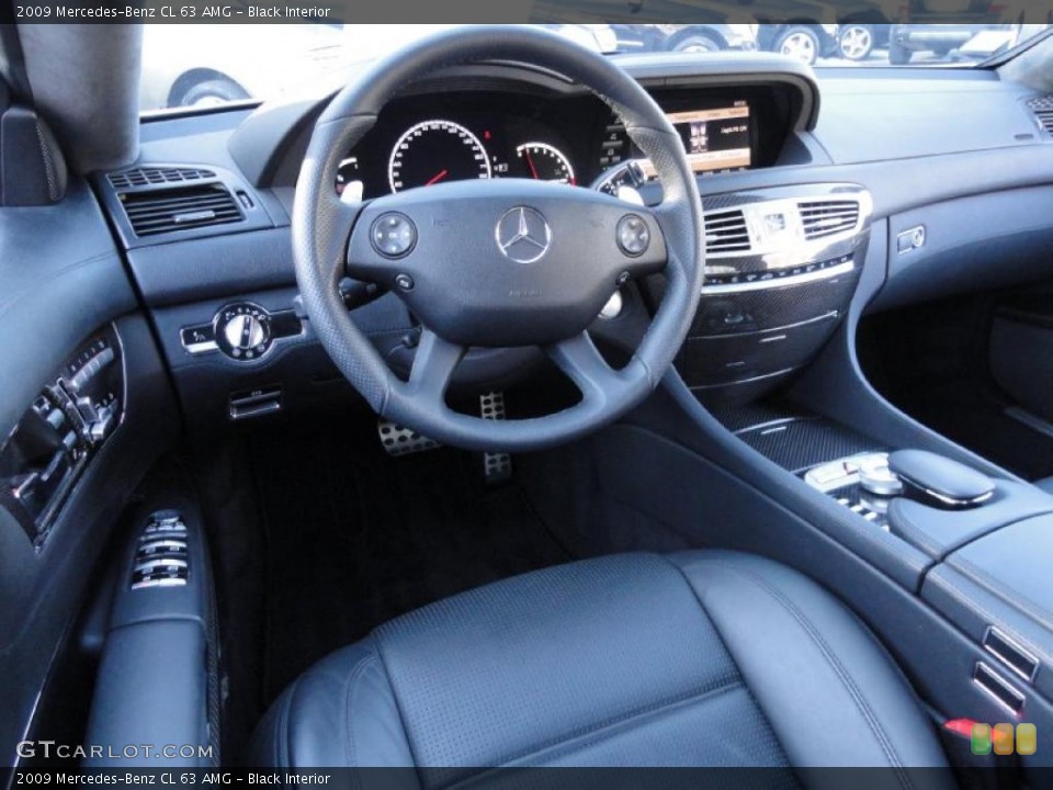 Black Interior Photo for the 2009 Mercedes-Benz CL 63 AMG #45185397
