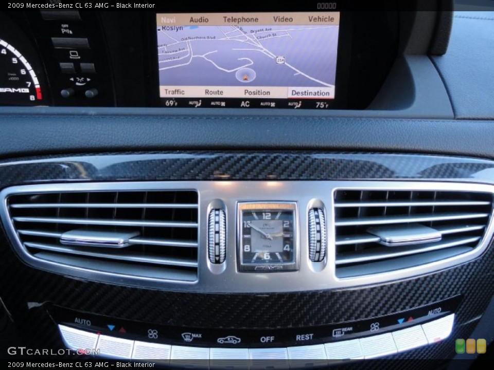 Black Interior Navigation for the 2009 Mercedes-Benz CL 63 AMG #45185429