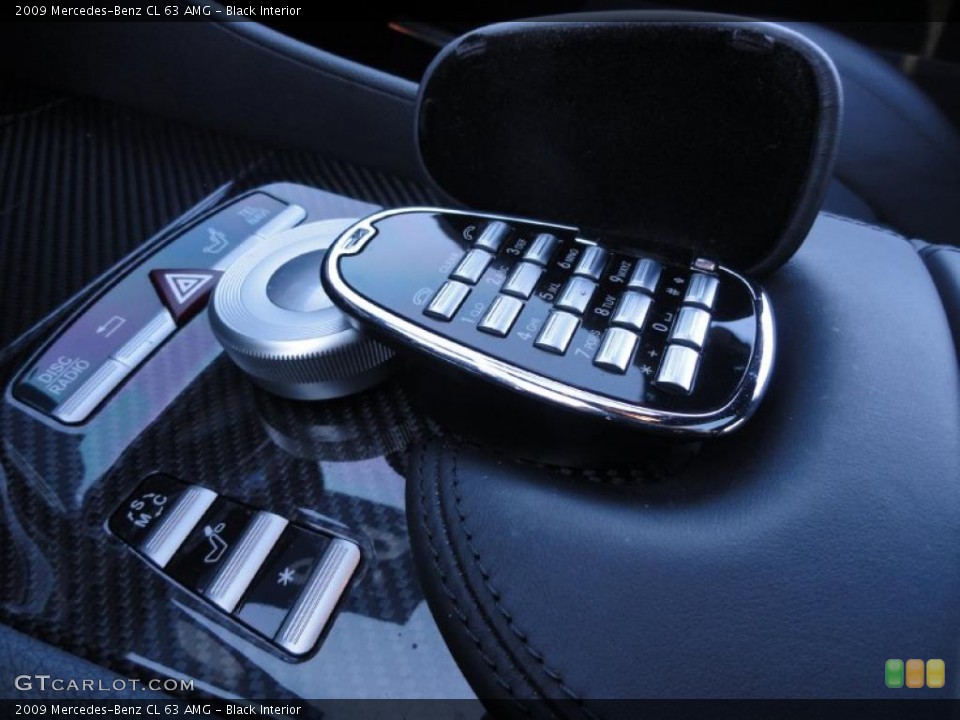 Black Interior Controls for the 2009 Mercedes-Benz CL 63 AMG #45185461