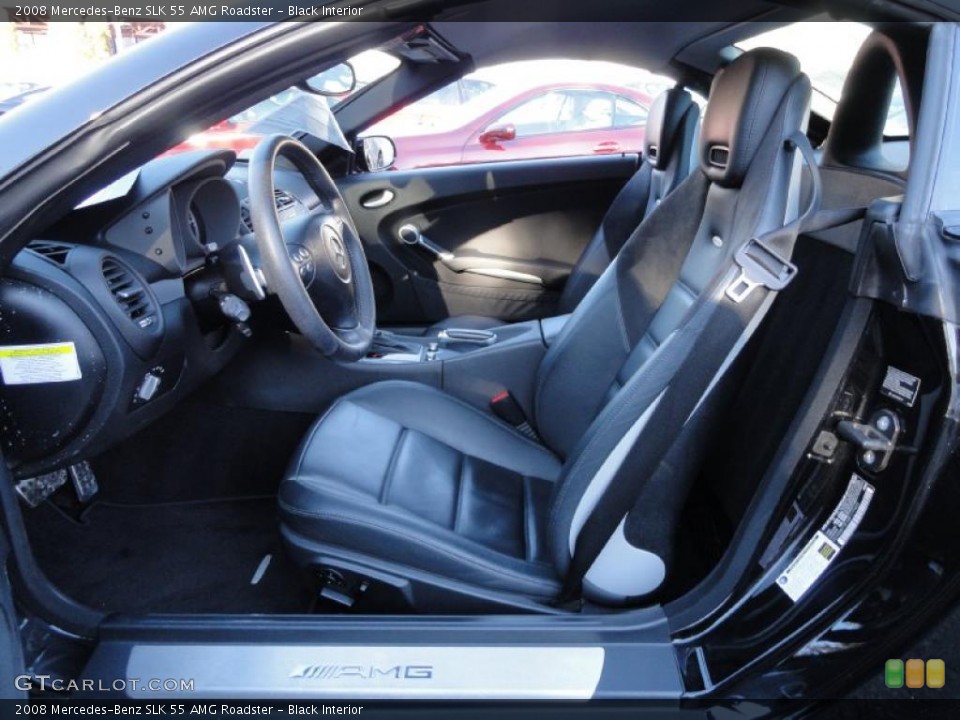 Black Interior Photo for the 2008 Mercedes-Benz SLK 55 AMG Roadster #45185629