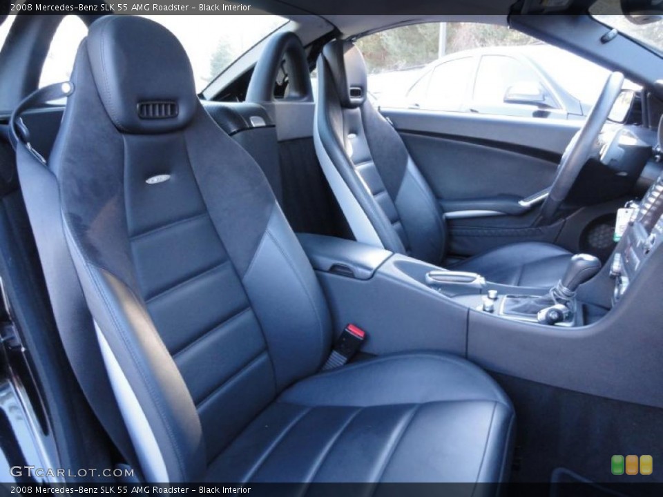Black Interior Photo for the 2008 Mercedes-Benz SLK 55 AMG Roadster #45185677