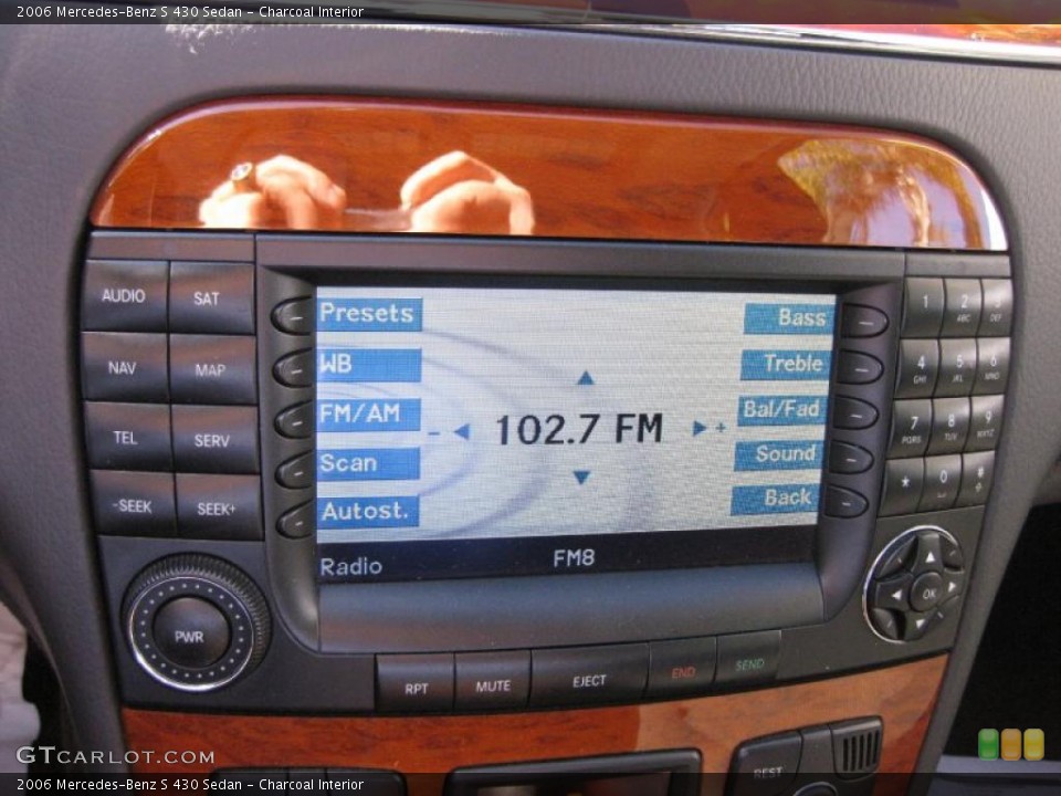 Charcoal Interior Controls for the 2006 Mercedes-Benz S 430 Sedan #45187233