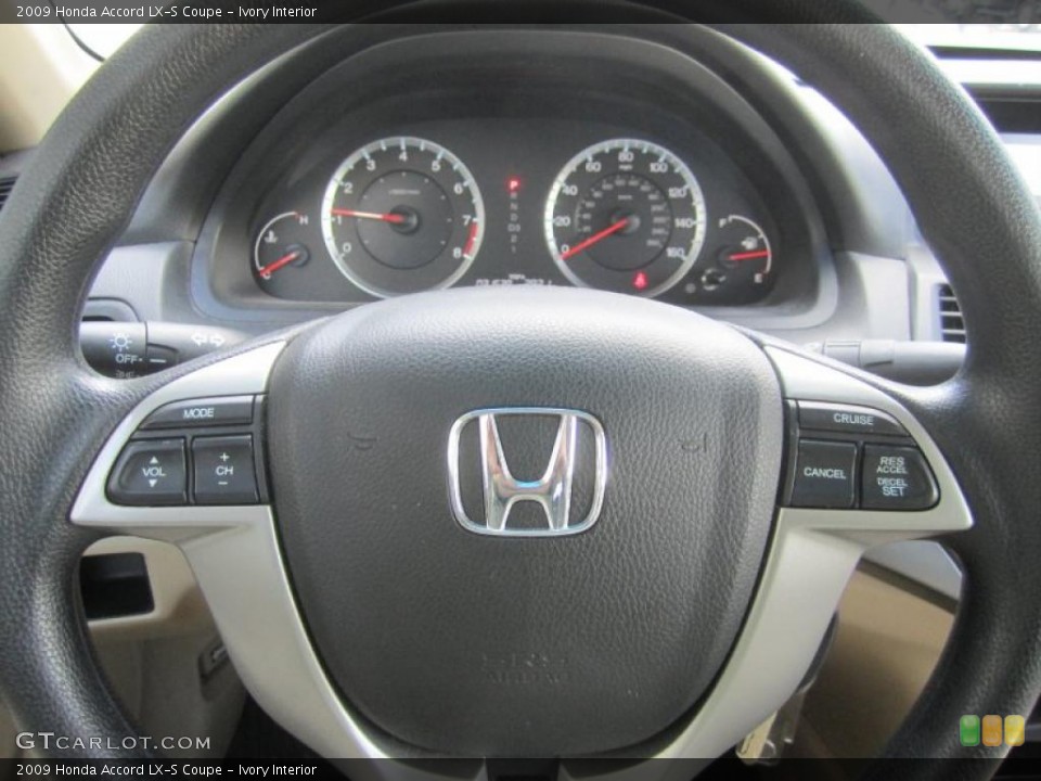 Ivory Interior Controls for the 2009 Honda Accord LX-S Coupe #45188514