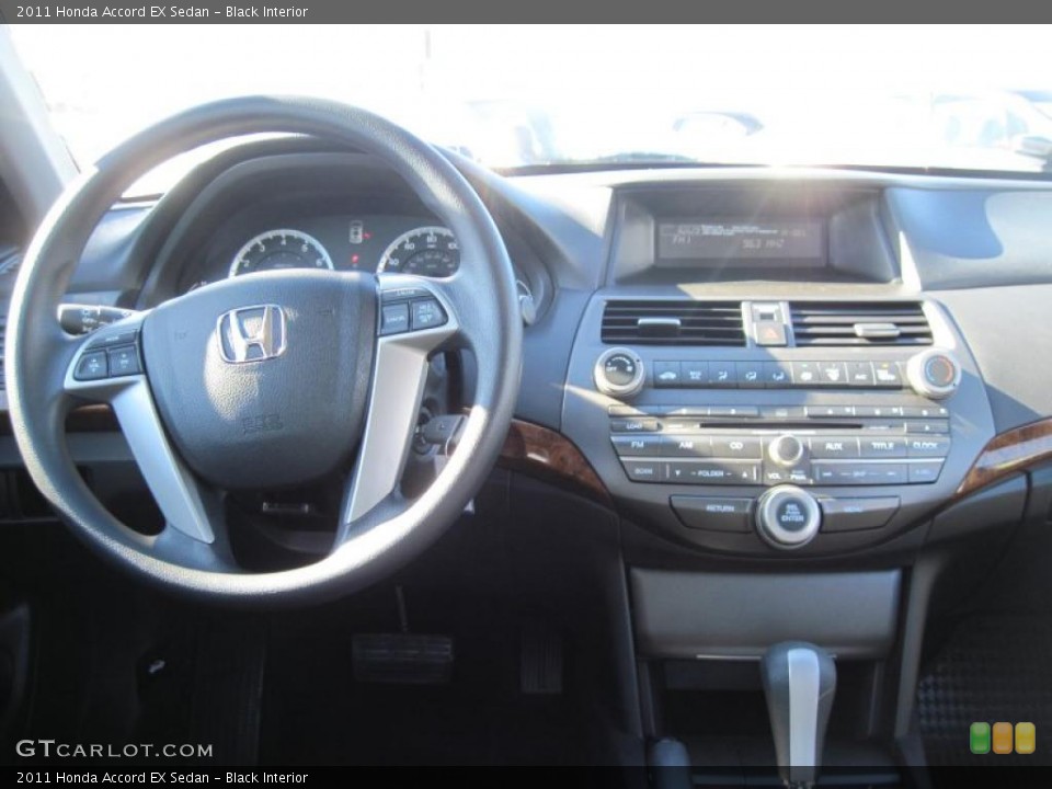 Black Interior Dashboard for the 2011 Honda Accord EX Sedan #45189297