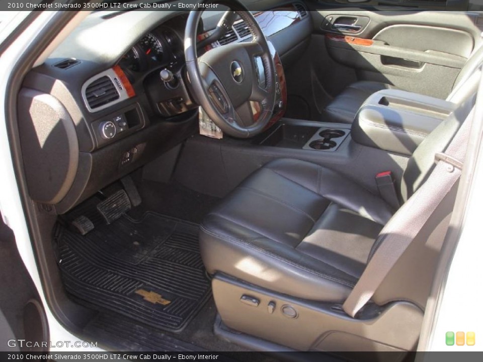 Ebony Interior Photo for the 2010 Chevrolet Silverado 3500HD LTZ Crew Cab Dually #45191149