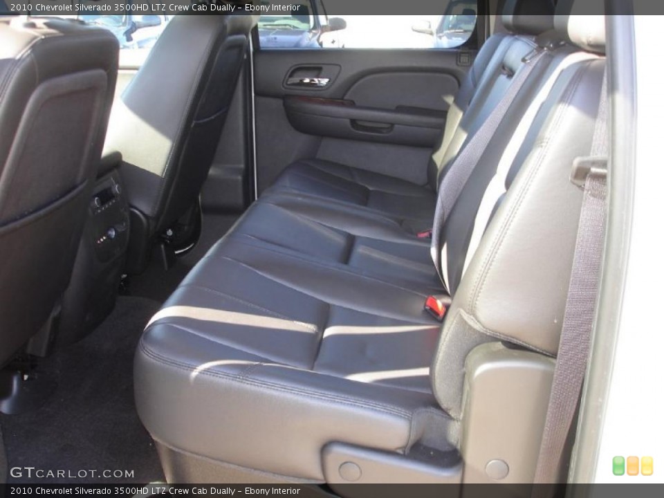 Ebony Interior Photo for the 2010 Chevrolet Silverado 3500HD LTZ Crew Cab Dually #45191165