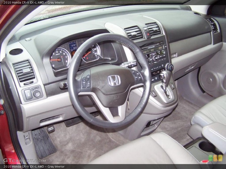 Gray Interior Prime Interior for the 2010 Honda CR-V EX-L AWD #45192745