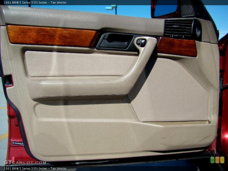 Tan Interior Door Panel for the 1991 BMW 5 Series 535i Sedan #45195485