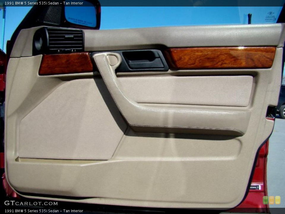 Tan Interior Door Panel for the 1991 BMW 5 Series 535i Sedan #45195613
