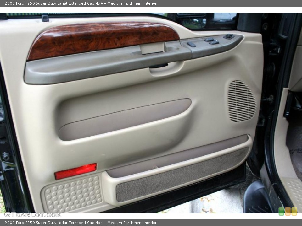 Medium Parchment Interior Door Panel for the 2000 Ford F250 Super Duty Lariat Extended Cab 4x4 #45201557