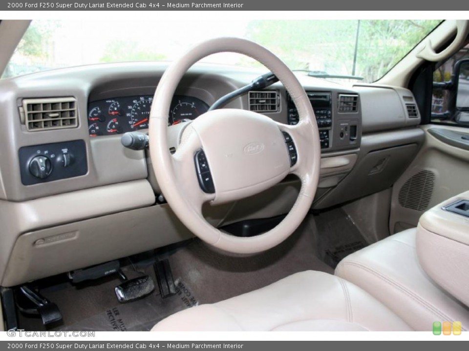 Medium Parchment 2000 Ford F250 Super Duty Interiors