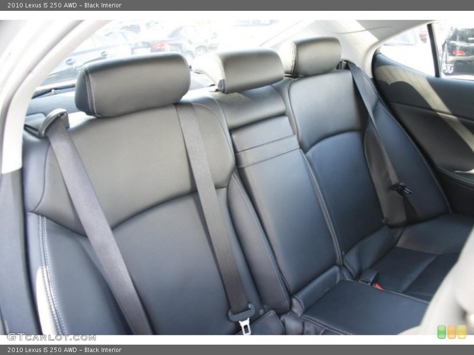 Black Interior Photo for the 2010 Lexus IS 250 AWD #45202057