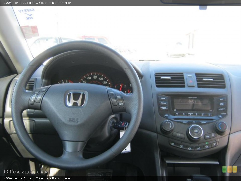 Black Interior Dashboard for the 2004 Honda Accord EX Coupe #45204297