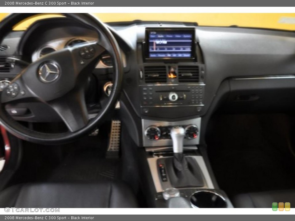 Black Interior Dashboard for the 2008 Mercedes-Benz C 300 Sport #45204453