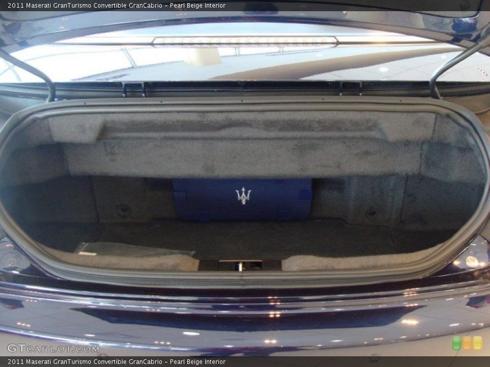 Pearl Beige Interior Trunk for the 2011 Maserati GranTurismo Convertible GranCabrio #45205221