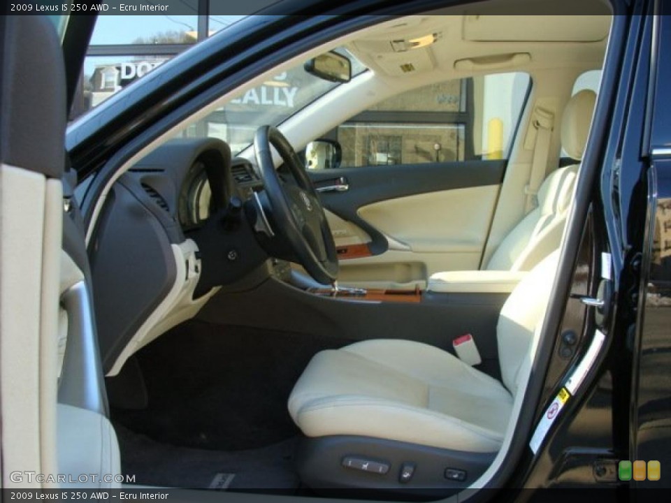 Ecru Interior Photo for the 2009 Lexus IS 250 AWD #45206013
